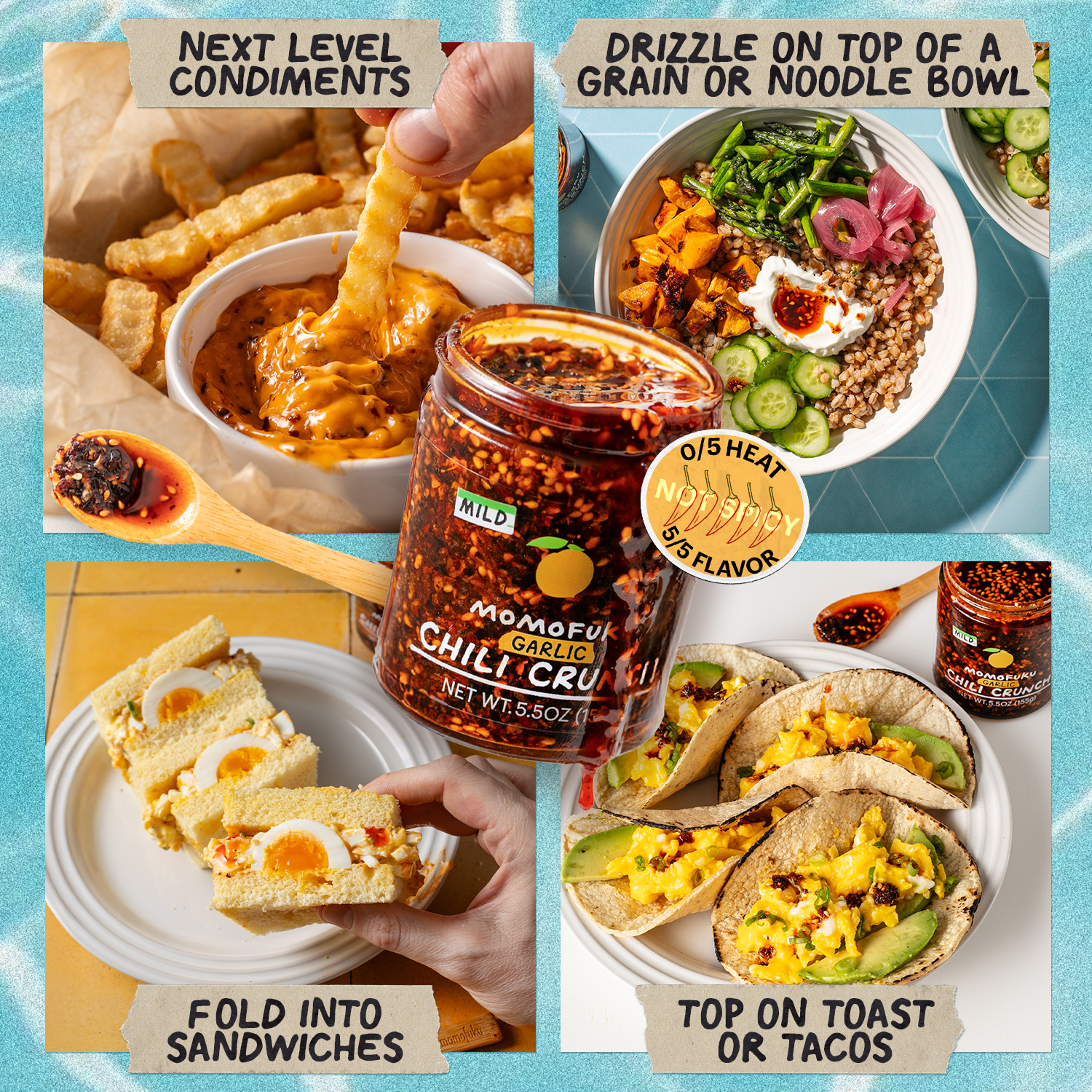 Mild Garlic Chili Crunch - Bright Touch