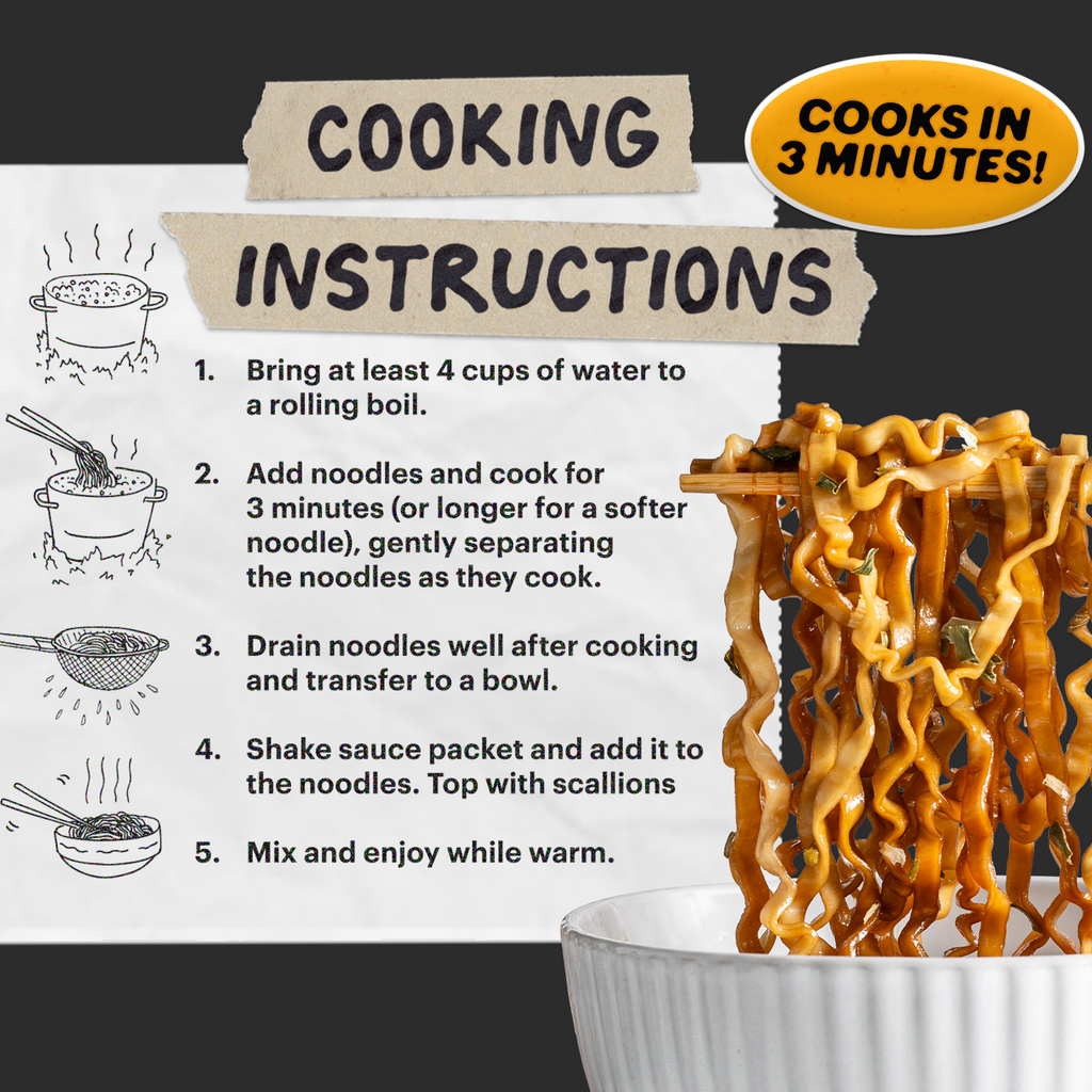 Soy & Noodles | 4 Packs - Simple Use