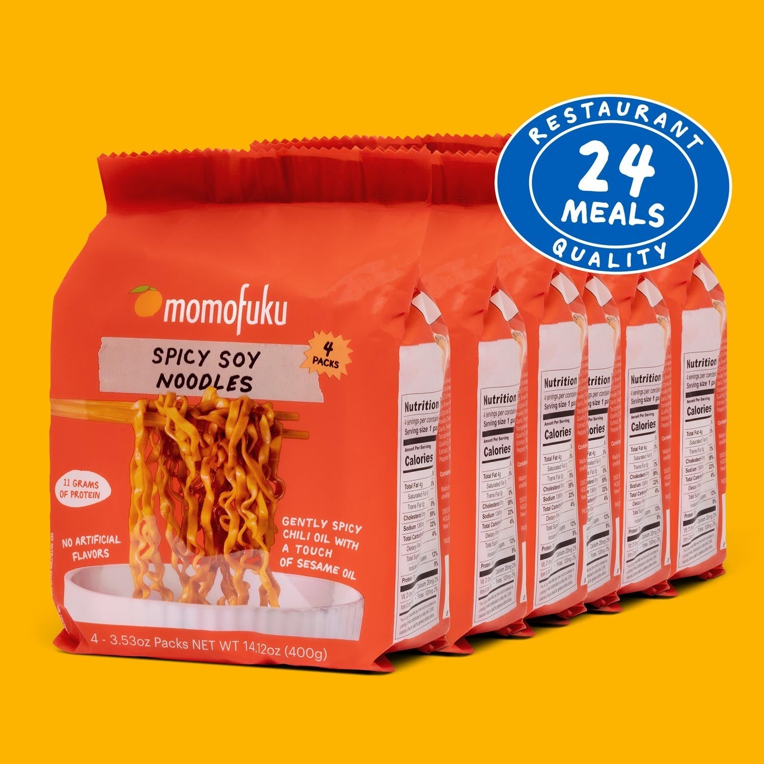 Spicy Soy Noodles | 24 Packs - Simple Use