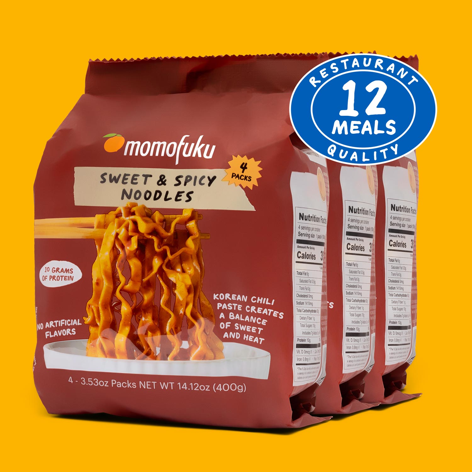 Sweet & Spicy Noodles | 12 Packs - Clean Style